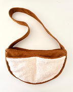 MOON CROSSBODY BAG · Sherpa’s warmth