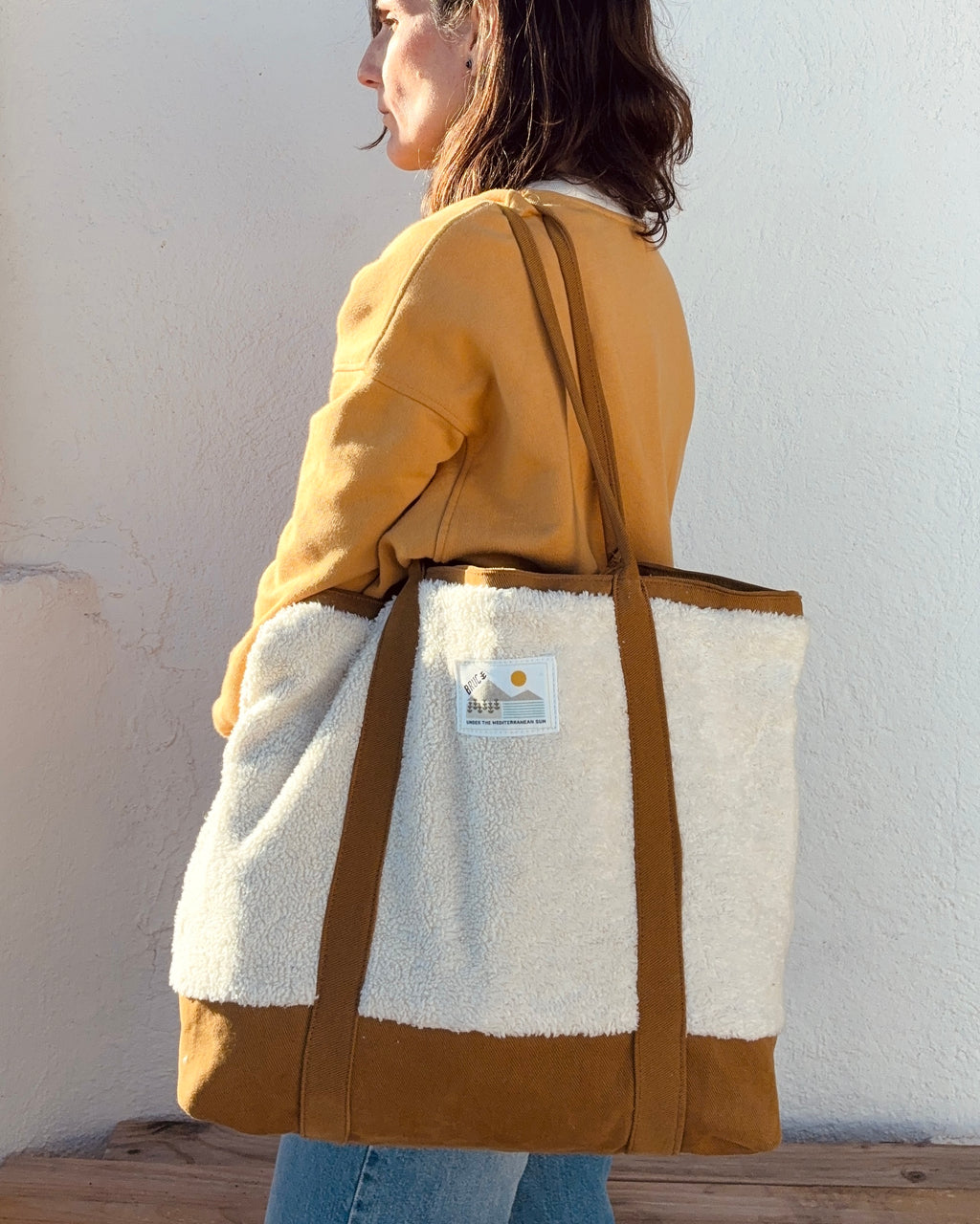 LARGE TOTE BAG · Sherpa's Warmth