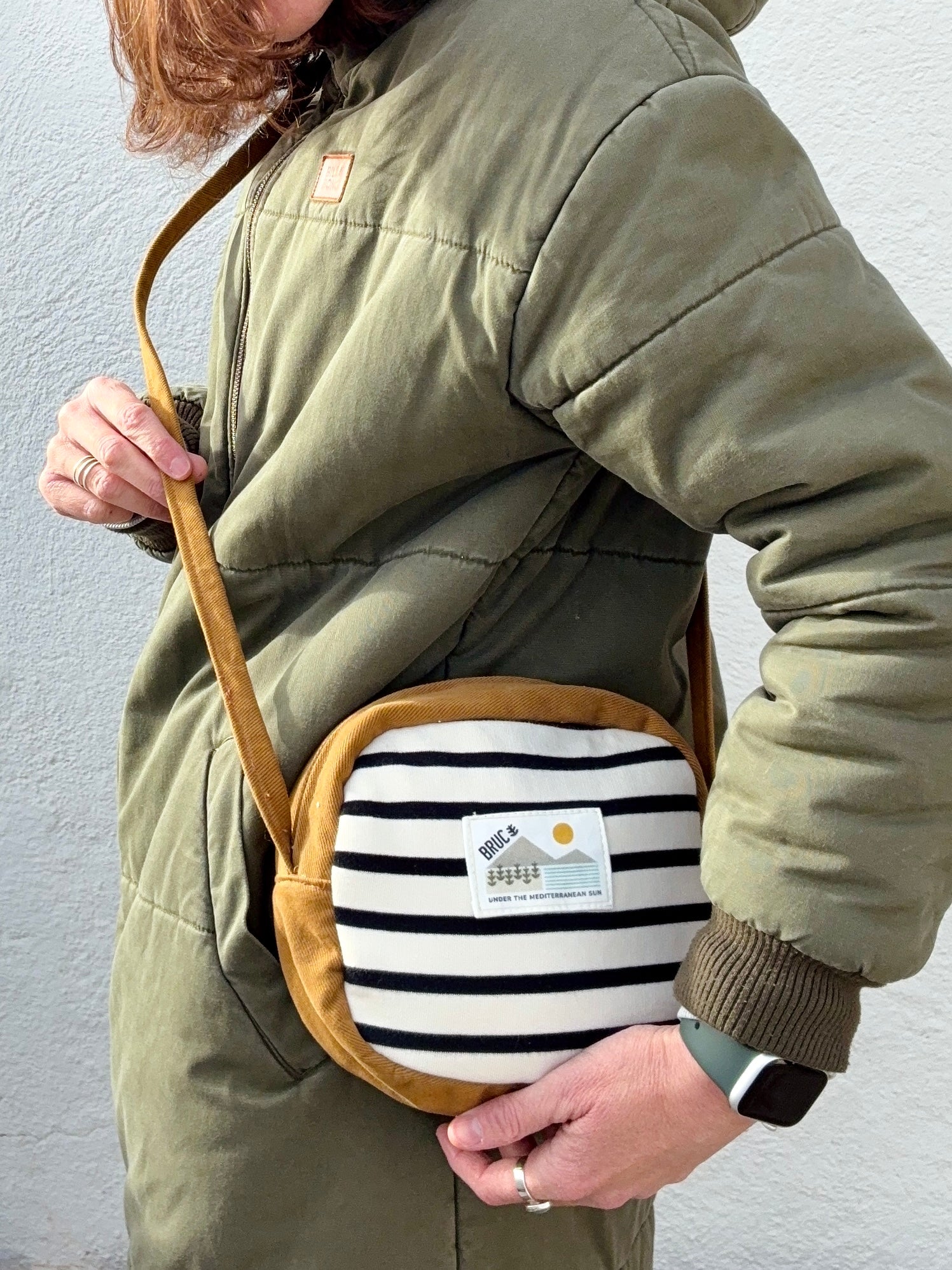 COMPACT CROSSBODY BAG • Autumn by the sea