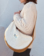 MOON CROSSBODY BAG · Sherpa’s warmth