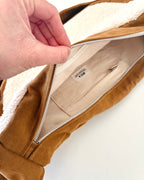 MOON CROSSBODY BAG · Sherpa’s warmth